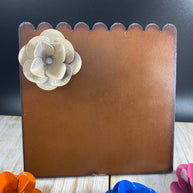 Metal Frame with Flower Magnet