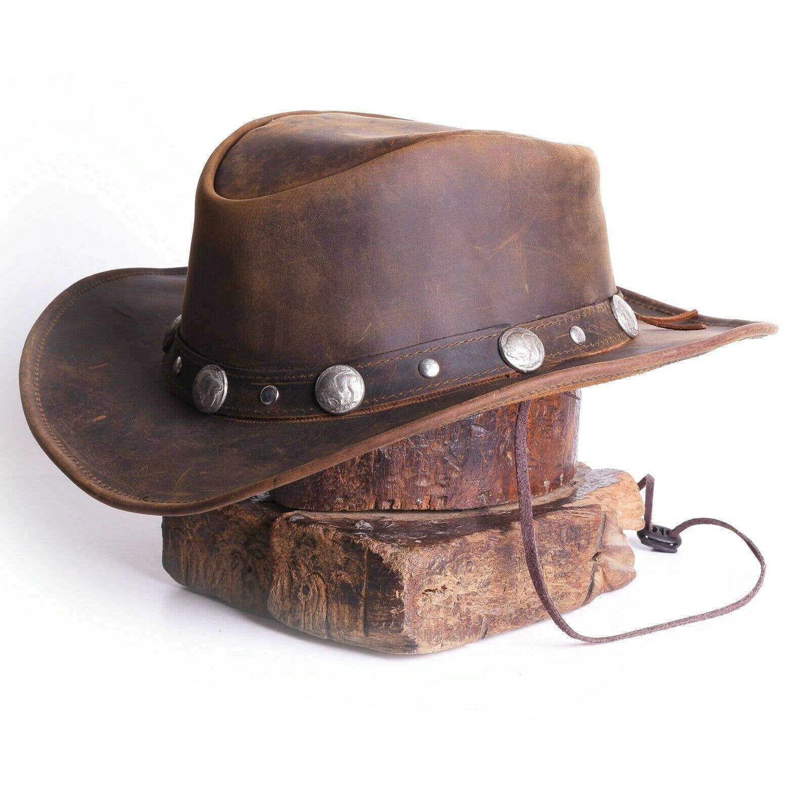 Bullring Leather Western Outback Hat