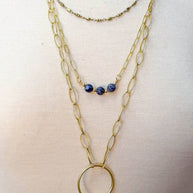 Hadlee Necklace- Blue