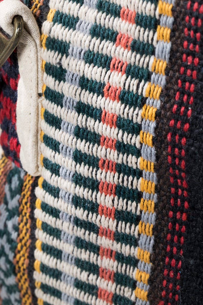 Ethnic Print Duffel Bag