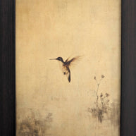 The Hummingbird – Vintage Wall Art