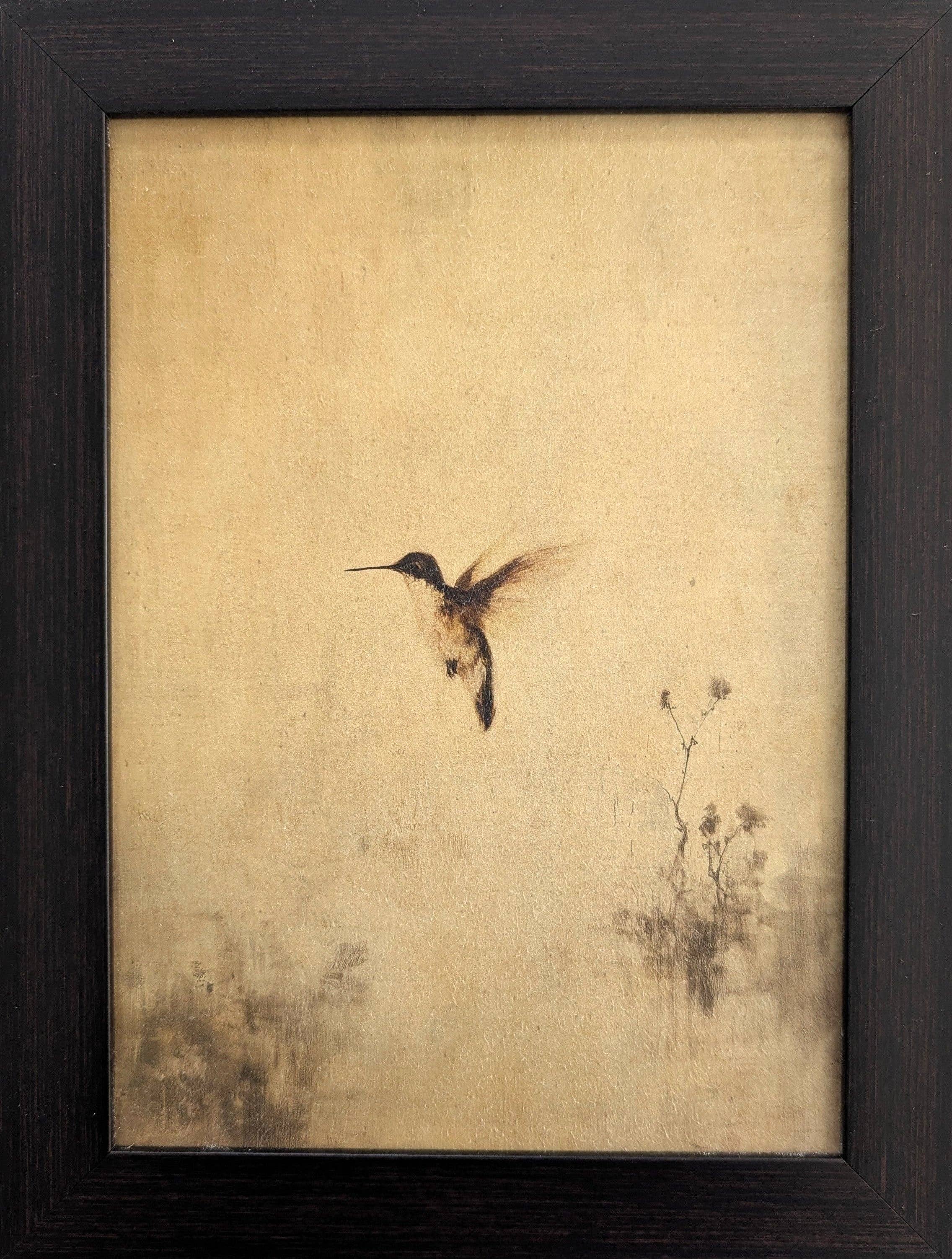 The Hummingbird – Vintage Wall Art