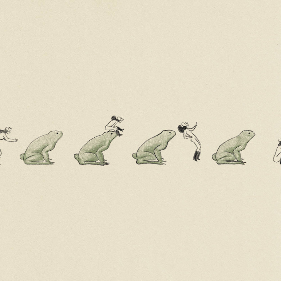 Western Leapfrog Art Print