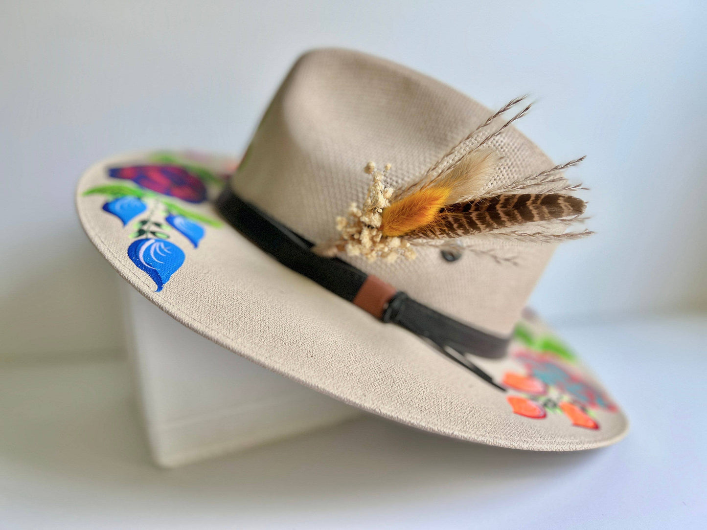 Hat feathers - Mustard Yellow