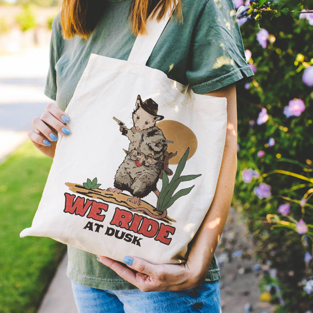 Opossum Cowboy Tote