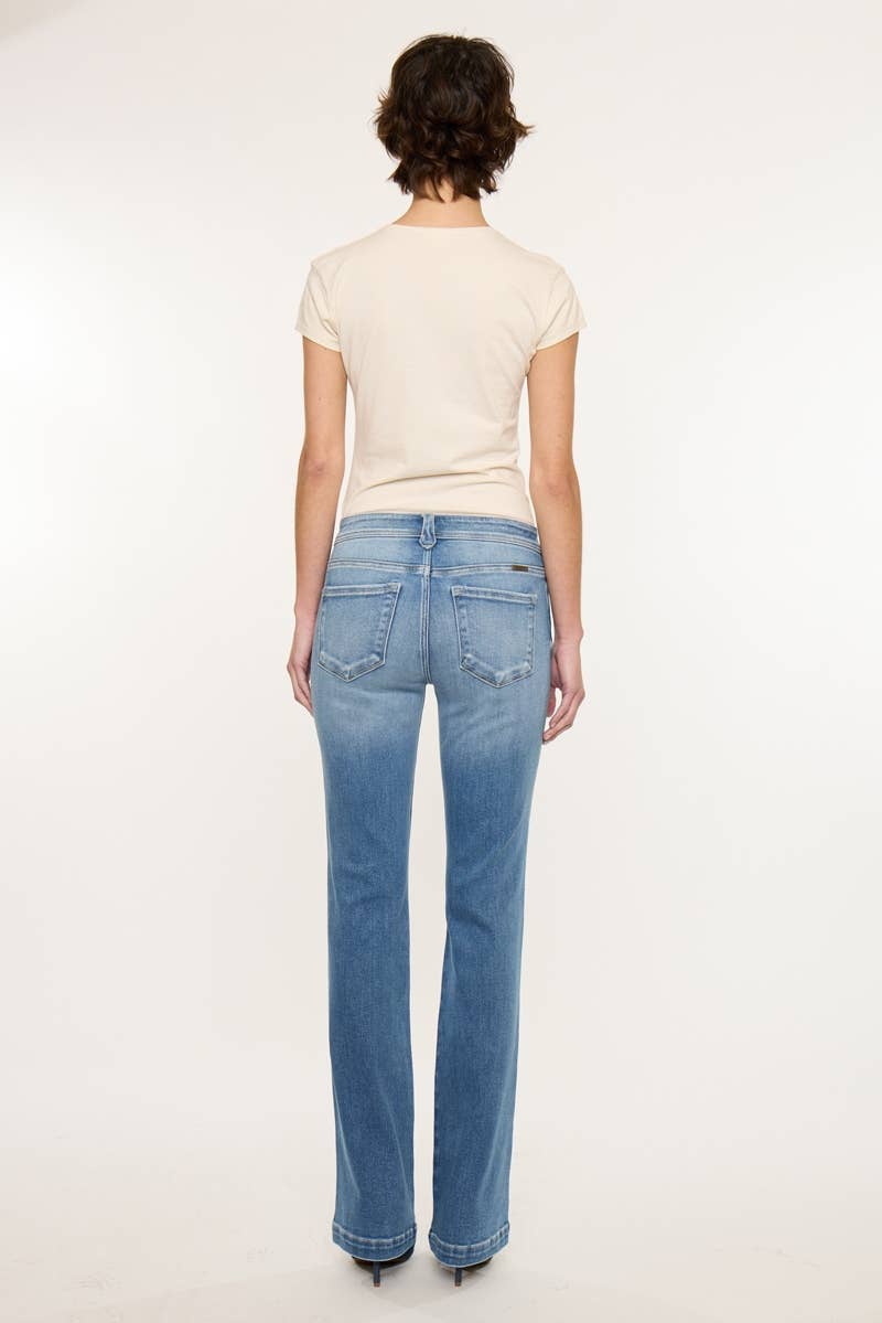 Mid-Rise Bootcut Kan Can Jeans
