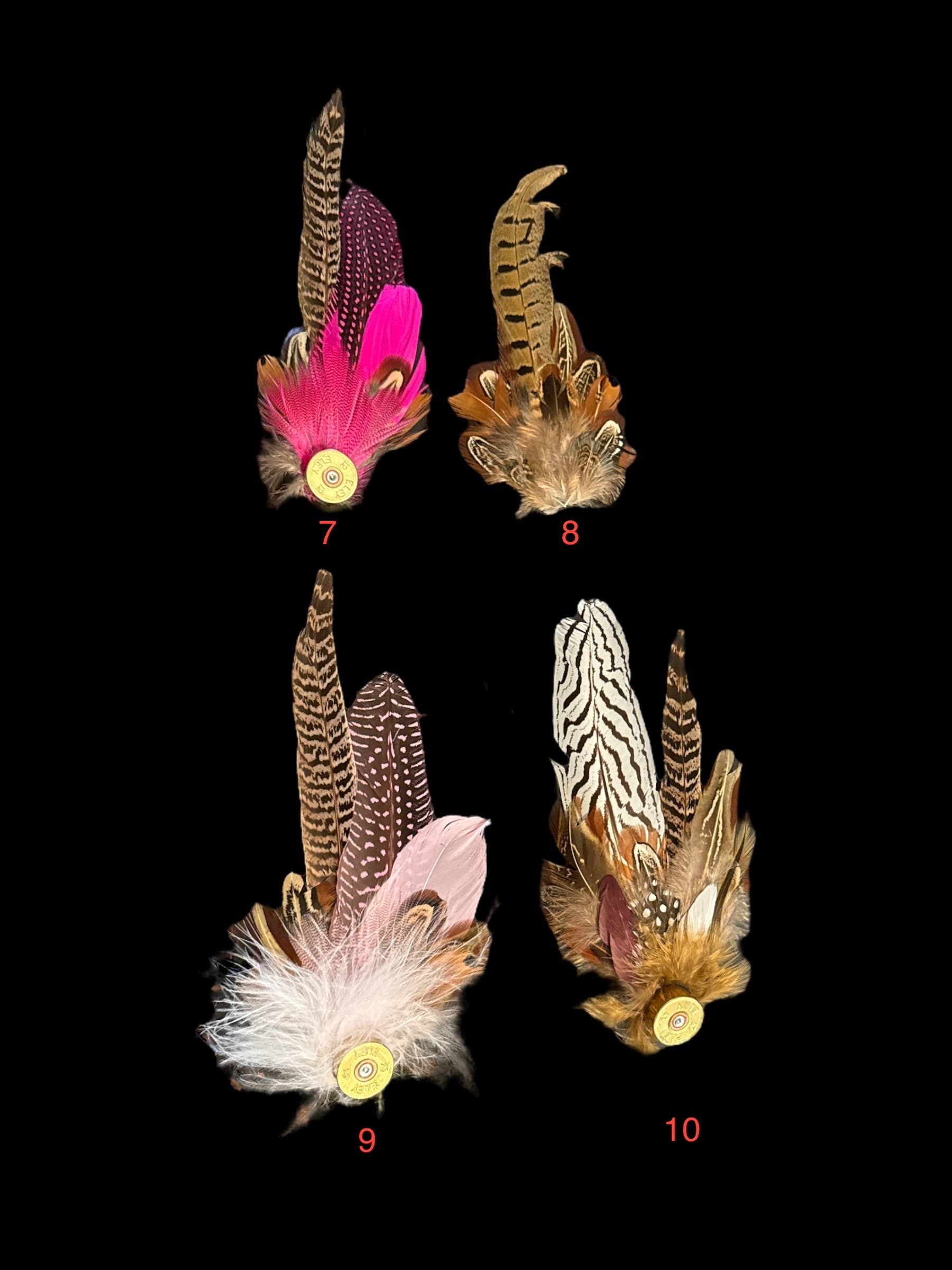 Decorative Side Hat Feathers