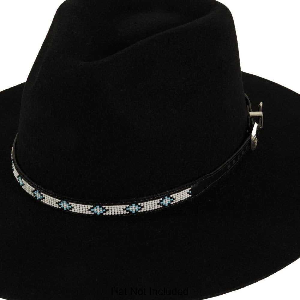 Beaded Western Hat Band - Style Nita