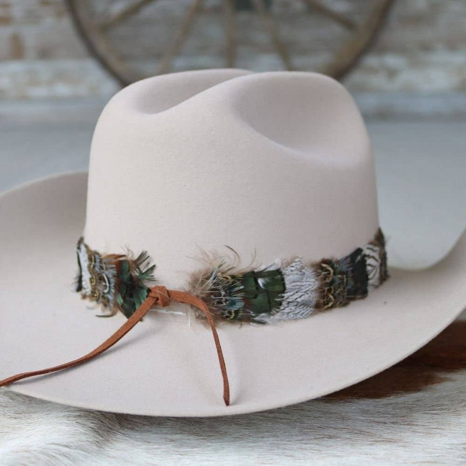 Western Feather Hat Band - Sonora