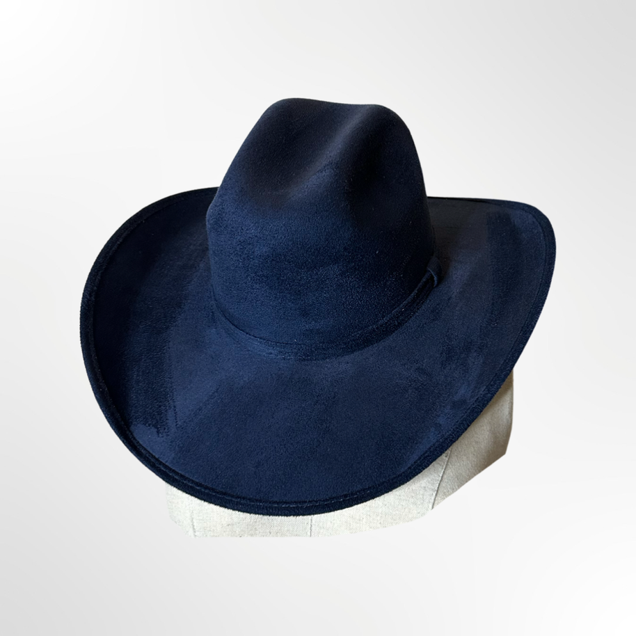 Vegan Suede Cowboy Hat 