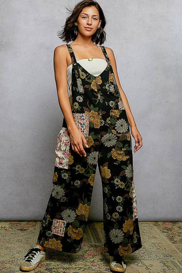 Vintage Washed Denim Overalls