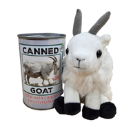 Canned Goat Stuffed Animal