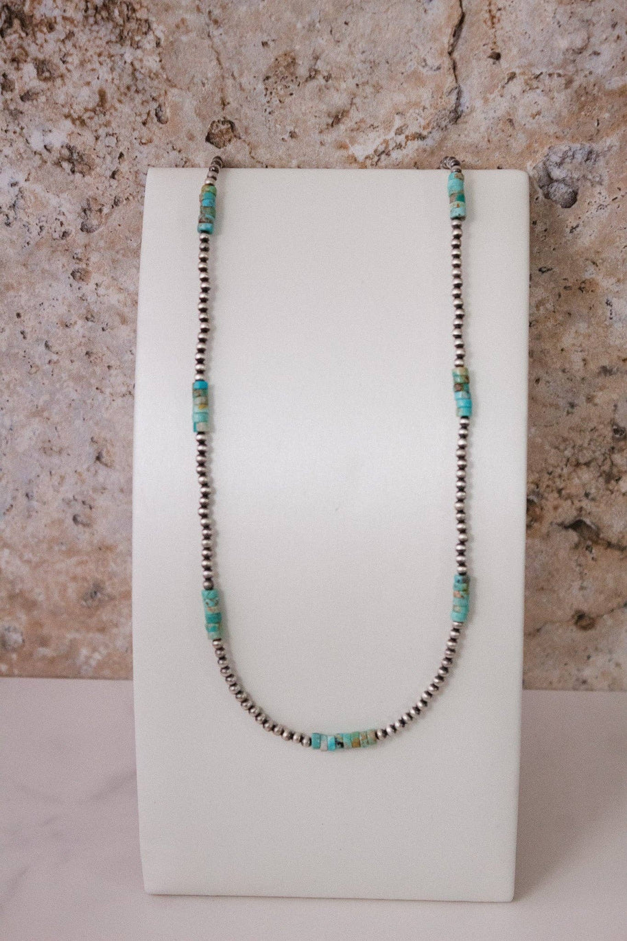 Turquoise & Desert Pearl Necklace