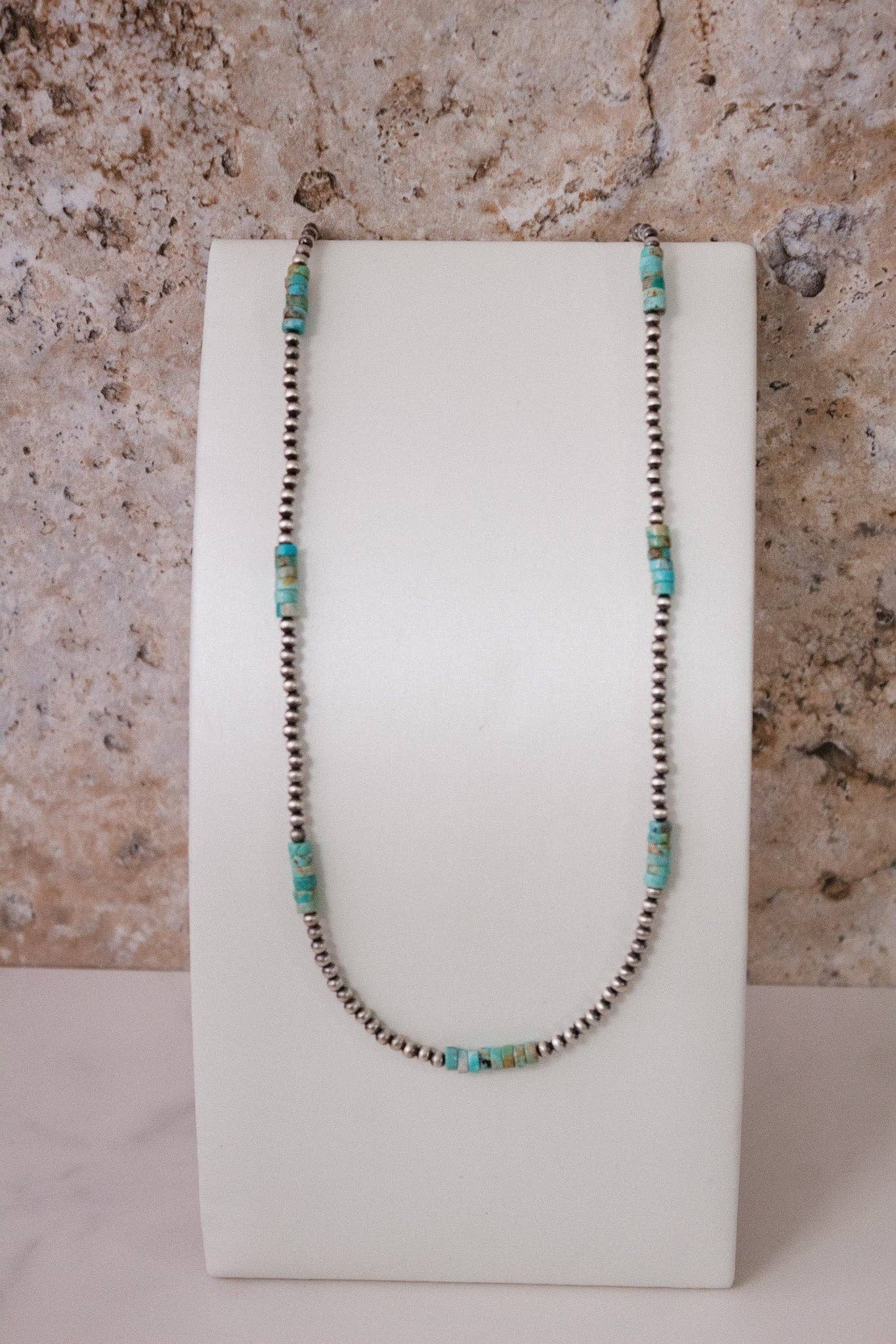 Turquoise & Desert Pearl Necklace