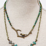 Braelyn Necklace - African Turquoise