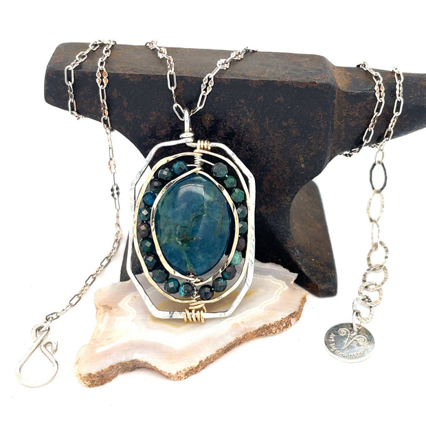 Apatite Cameo Necklace
