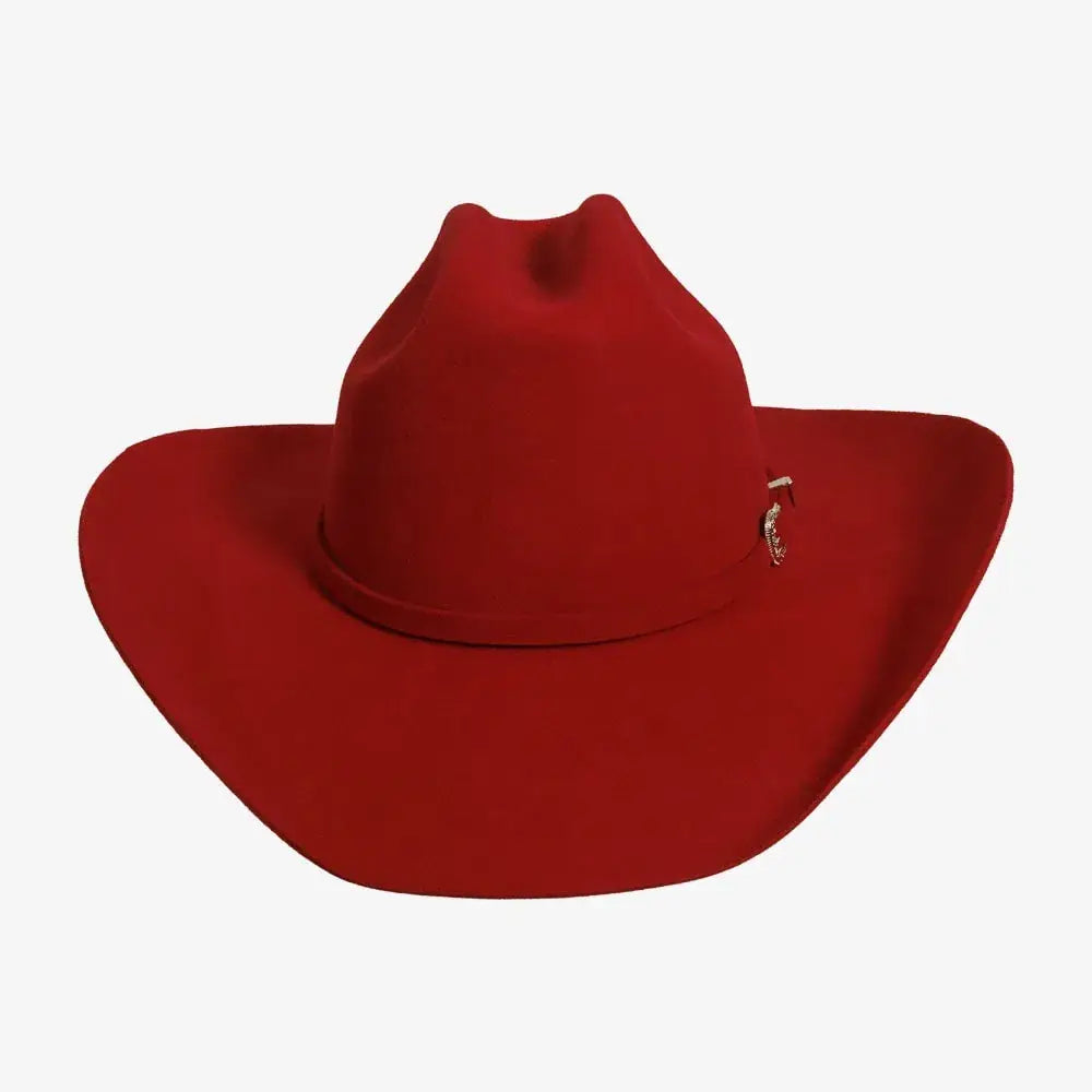 100% Wool Felt Western Cowboy Hat - Style Cattleman