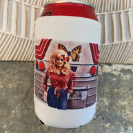Dolly on the Road Neoprene Can Sleeve