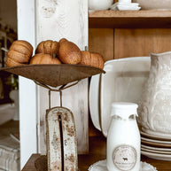 Milk Bottle Candle Farm Stand Apple