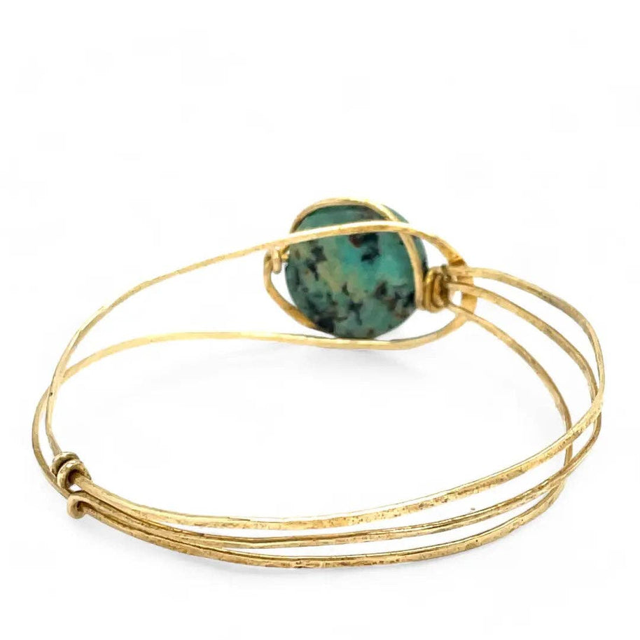 Handmade Turquoise Moon Bracelet
