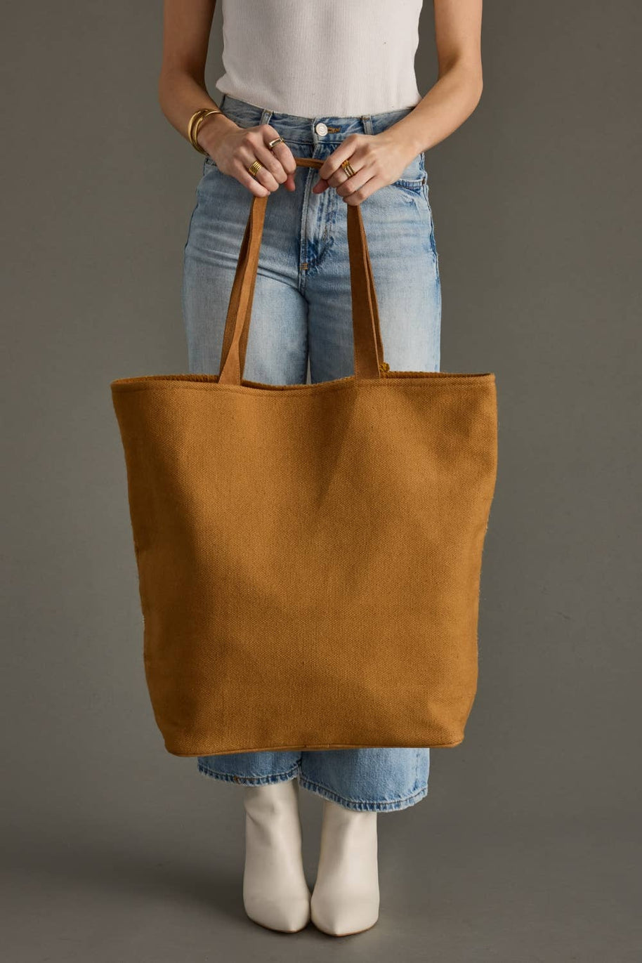 Tan, Brown & Cream Western Tote