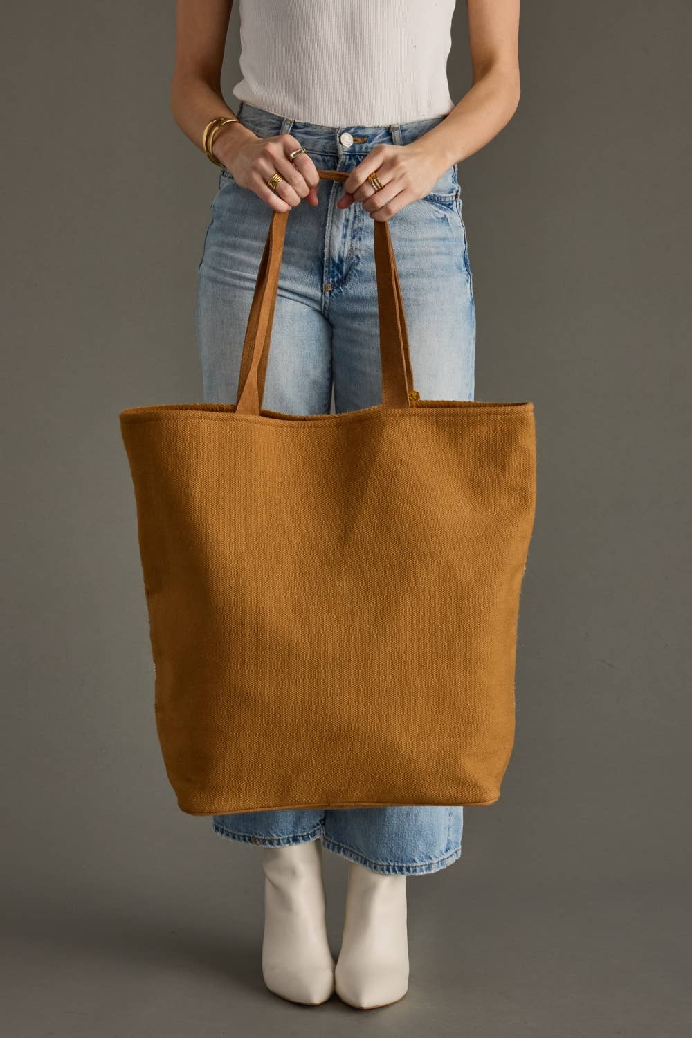 Tan, Brown & Cream Western Tote
