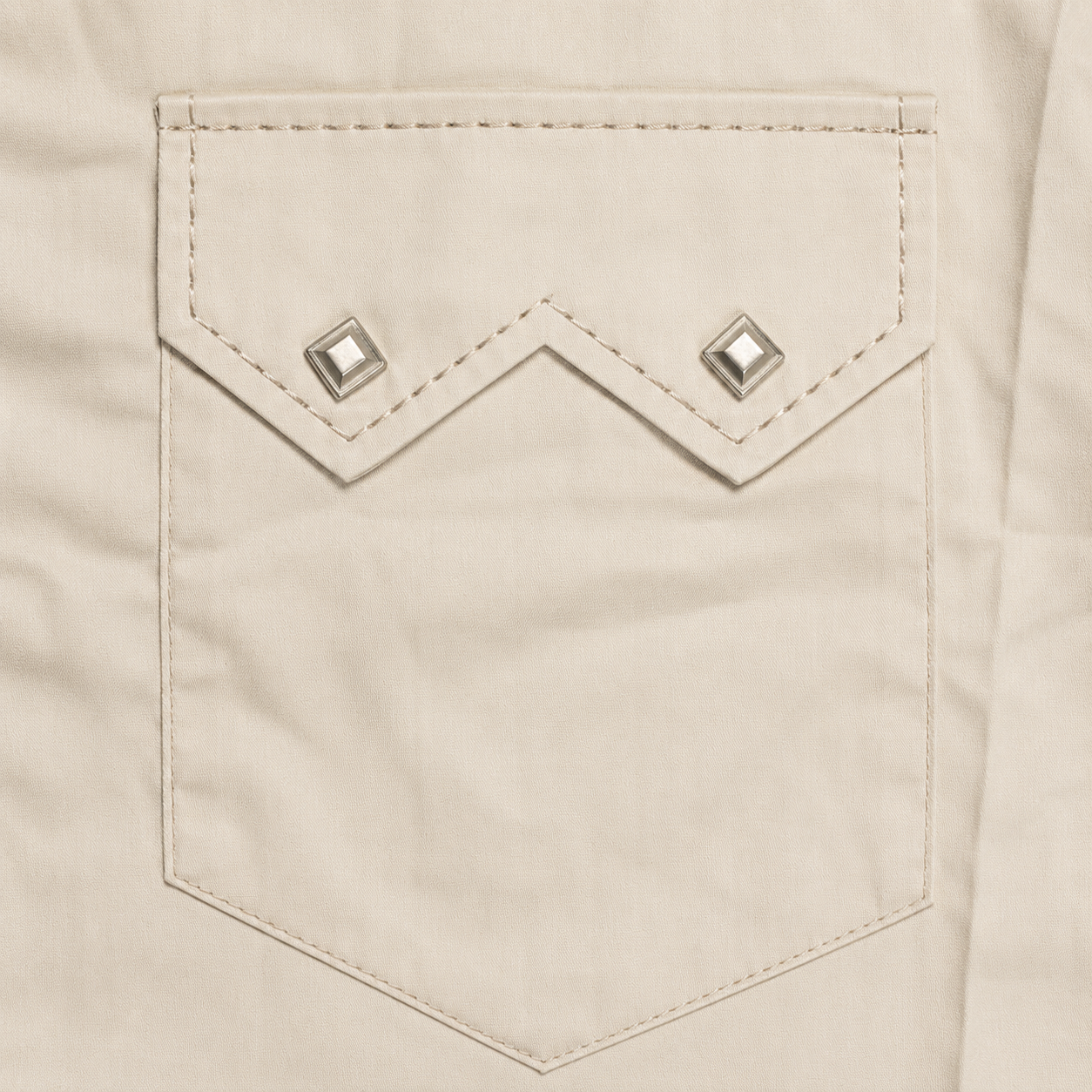 Western Snap Shirt, Tan