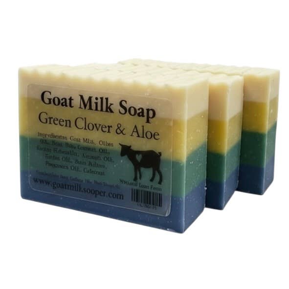 Green Clover and Aloe Goat Milk Soap