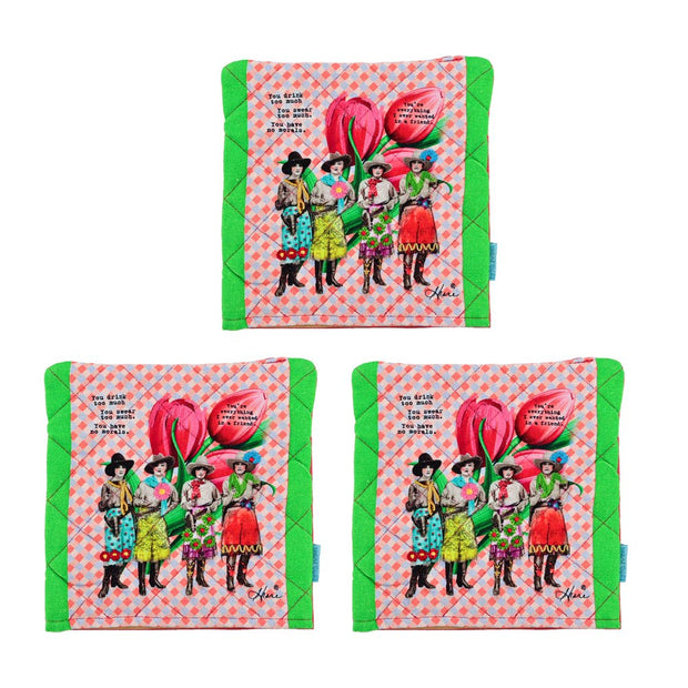 'You Drink Too Much" Pot Holder