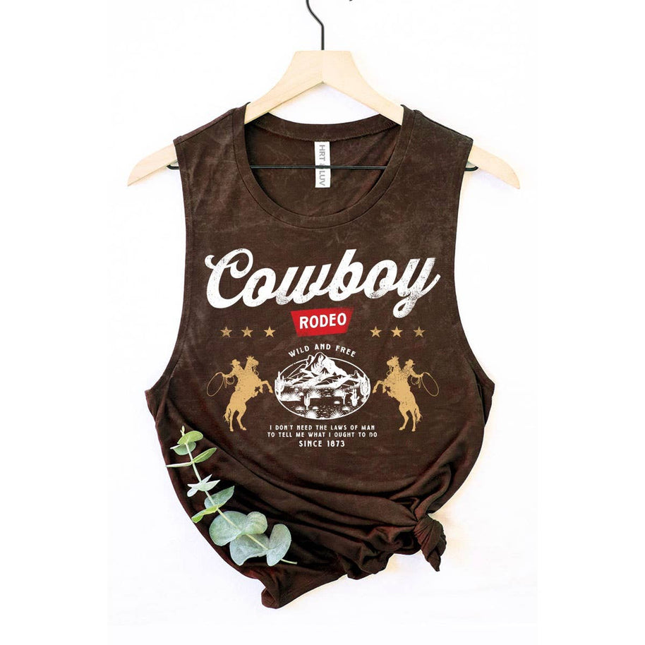 Cowboy Rodeo Tank Top