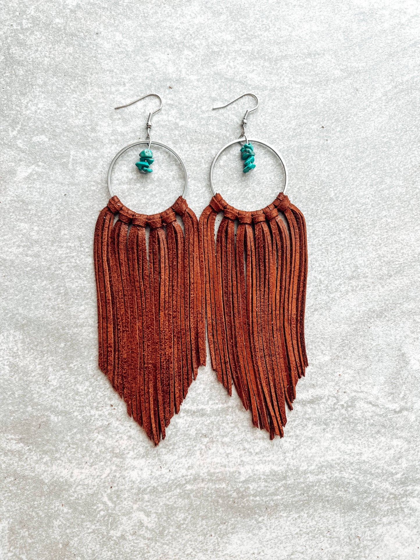 Avon Fringe Hoops Earrings