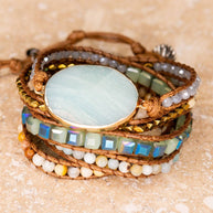 Kelly Wrap Bracelet: Pink