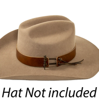 Genuine Leather Hat Band - Style Rawhide