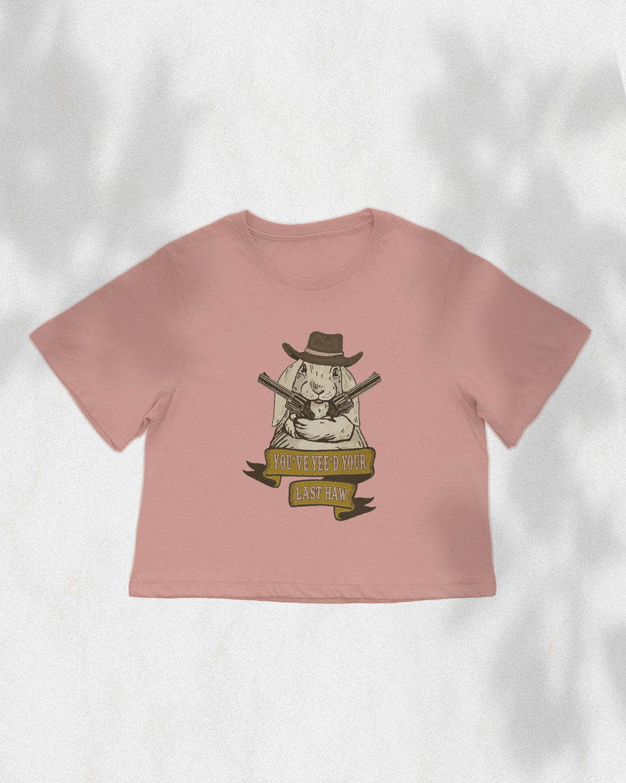 Bunny Cowgirl Boxy Crop Top