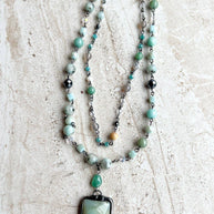 Lexi Necklace Amazonite