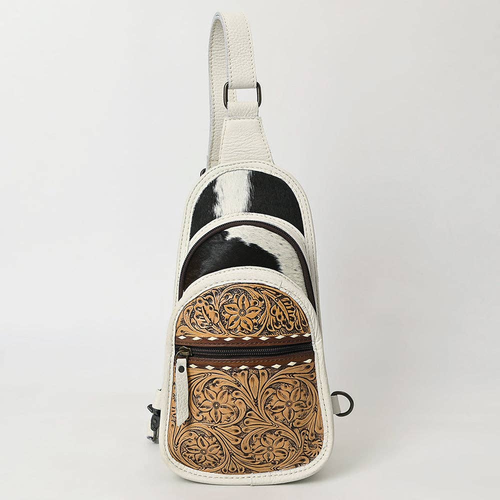Leather Western Sling Bag