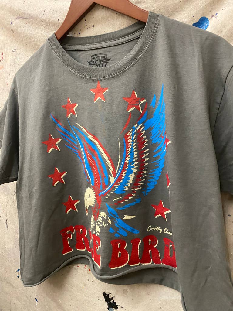 Free Bird Relaxed Crop T-shirt