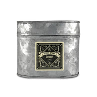 True Cowboy Galvanized Oval Tin Soy Candle