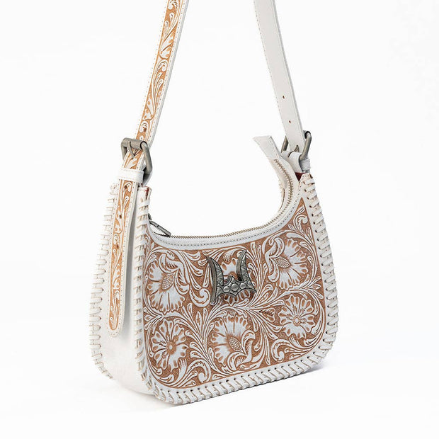 Loyal West Dannia Purse, Med, Ivory Dust