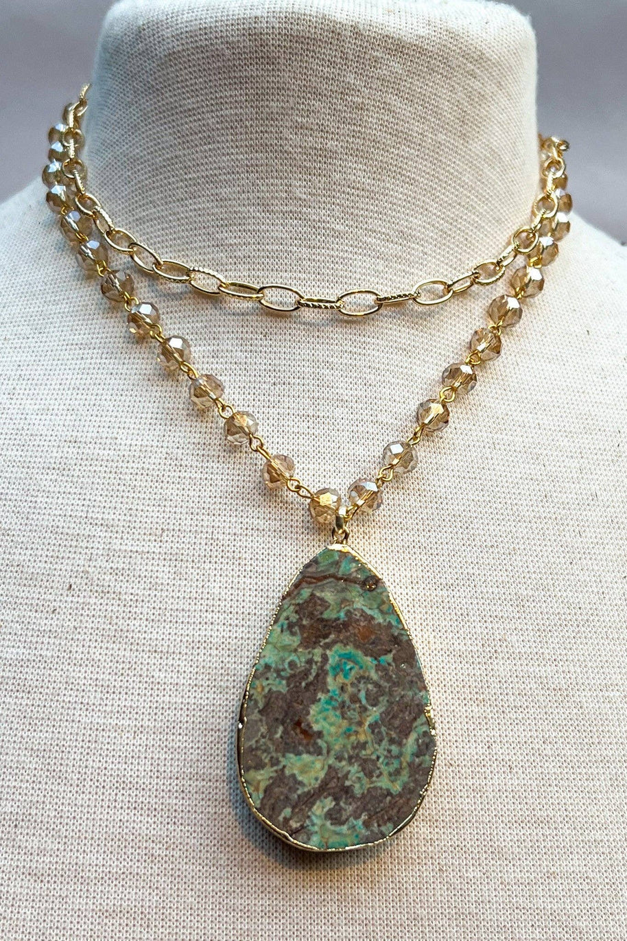 Sabrina Gold Short Necklace