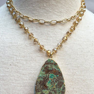 Sabrina Gold Short Necklace