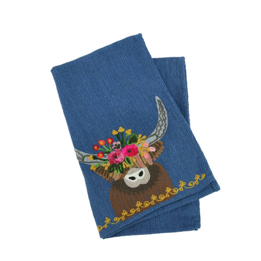 Highland Cow Terry Towel