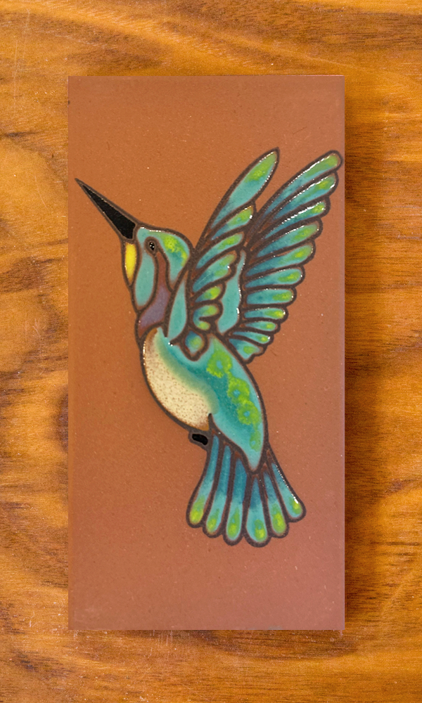 3x6 Hummingbird Tile Art Gift