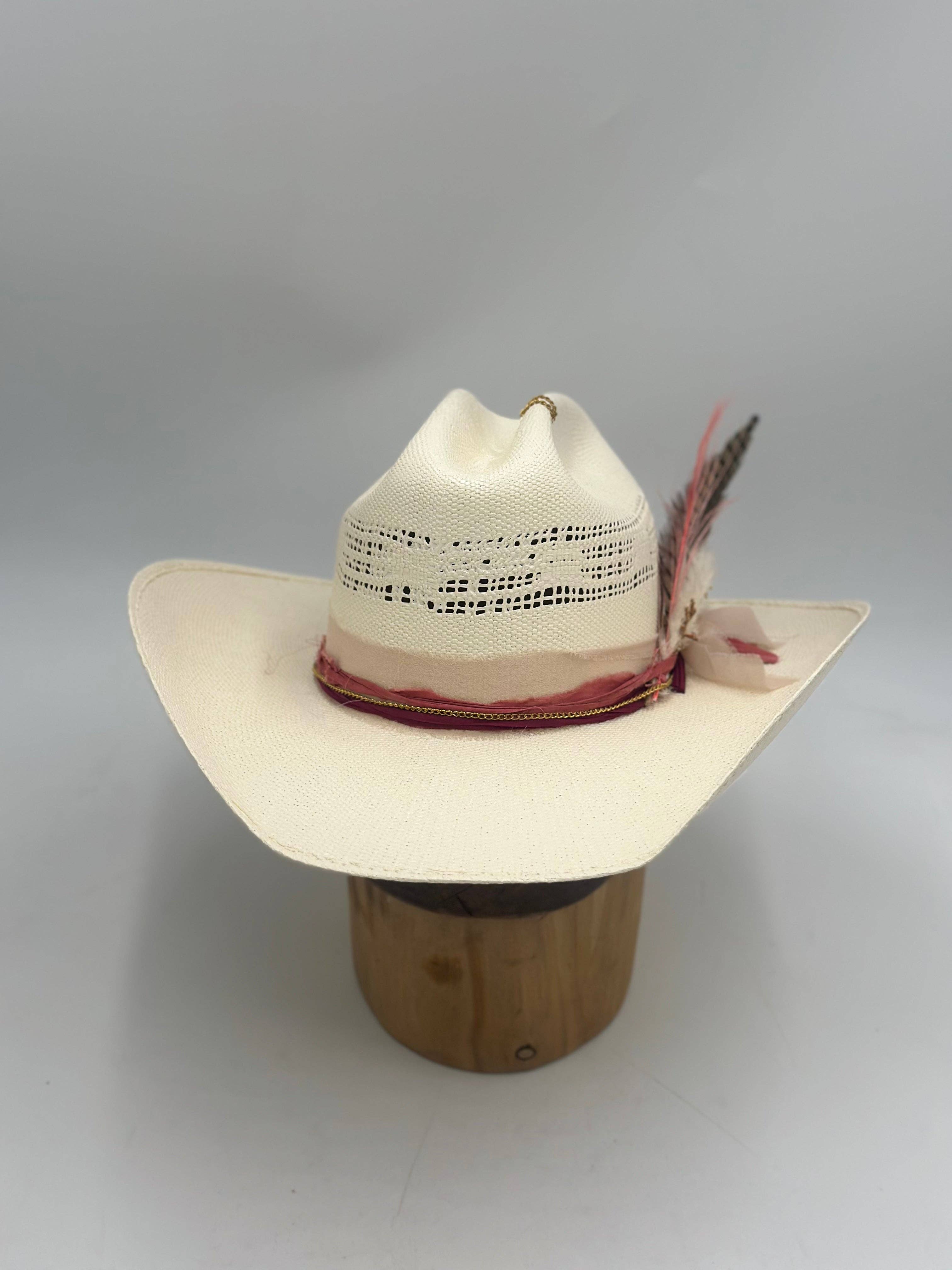 Costal cowgirl straw hat