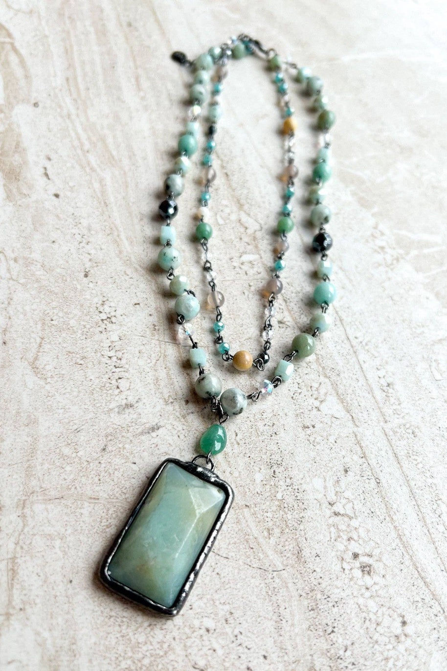 Lexi Necklace Amazonite