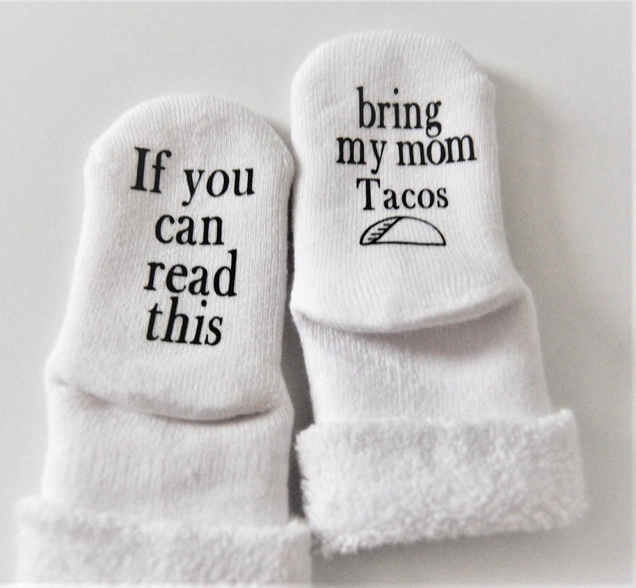 Tacos Baby Socks
