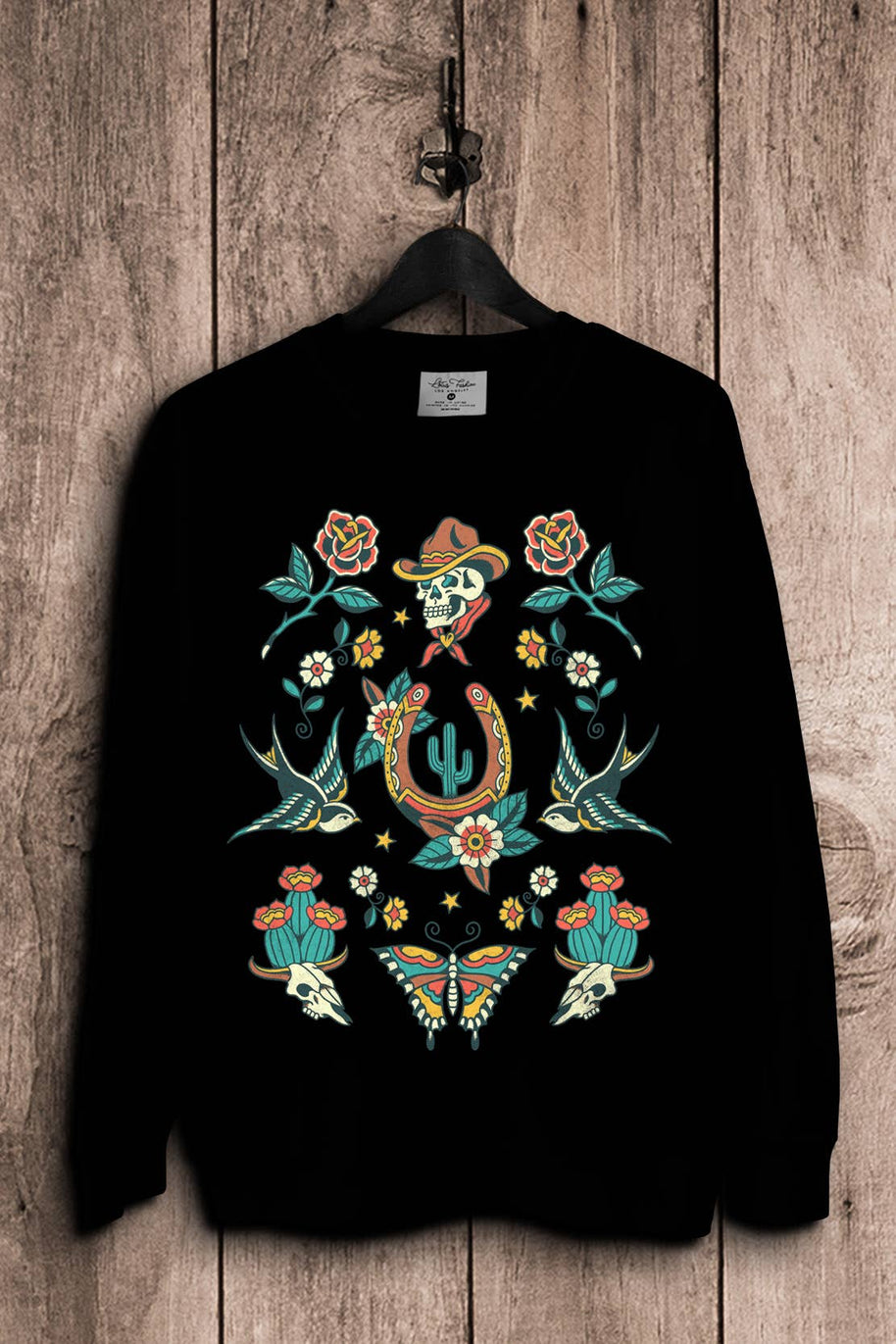 Western Tattoo Sweatshirts