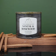 Rustic Barn Metal Candle - 10 oz: Santal & Rosewood