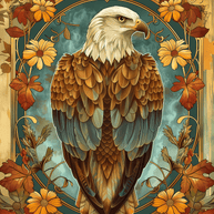 - Animal Kingdom Wall Art Prints in Art Nouveau Print