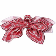 Paisley Print Hair Clip, Several Colors